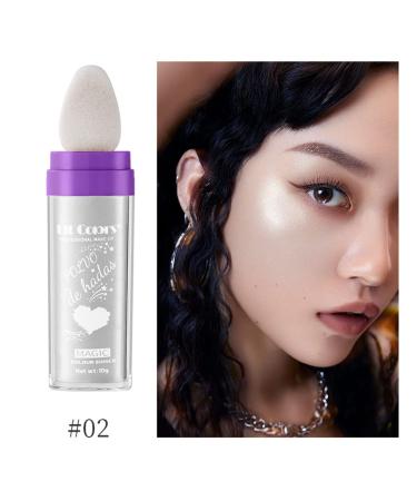 GL-Turelifes Fairy Stick Highlight Powder - Shimmer & Glow with Puff Fairy Bomb - 02 Charm Silver - Buy Online on SooperMarket.com