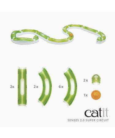 Catit Play Track Super - Ultimate Super Circuit & Grass Planter for Cats | International Shipping - Buy Online on SooperMarket.com