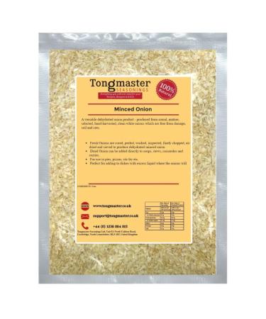 Minced Dried Onion - Granules Flakes Flavoursome - 500g (1-3mm size) Onion 500 g (Pack of 1)