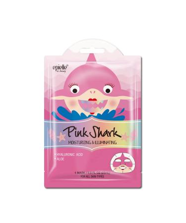 Buy Epielle Character Masks (Pink Shark 6pk) - Fun & Moisturizing Sheet Masks for Kids Worldwide Shipping - Buy Online on SooperMarket.com