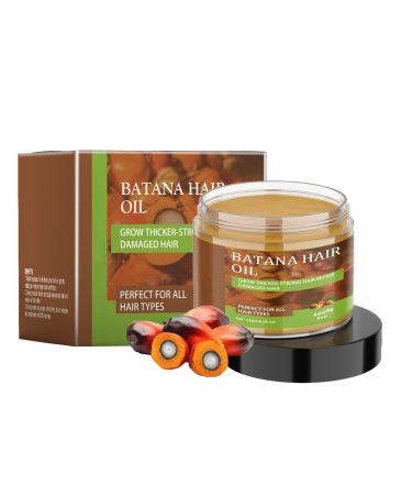 Batana Oil Organic Batana Oil for Hair Growth Raw Batana Oil Repair Dry Damaged Hair for Healthier Thicker Hair Leaves Your Hair Smoother Oil Reduces Hair Loss-120g