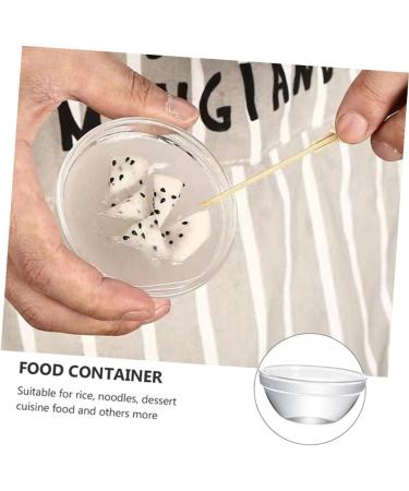 Alipis 10pcs Clear Glass Bowl Transparent Bowl Bozai Cake 3X6X6CM As Shown - Buy Online on SooperMarket.com