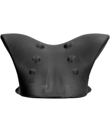Cervical Traction Device Ergonomic Arcshaped Neck and Shoulder Relaxer for Pregnant Women for Home Use (Black) - Buy Online on SooperMarket.com