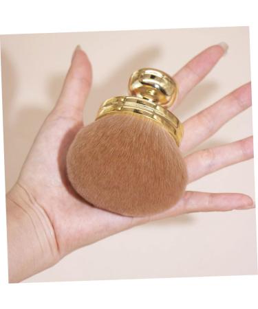 HAPINARY Fluffy and Soft Makeup Brush Blush Brush Setting Powder Brush Blush for Makeup Brush for Powder Foundation Travel Makeup Brushes Travel Powder Brush Travel Size Makeup Brushes 8.50X7.00X7.00CM Golden - Buy Online on SooperMarket.com