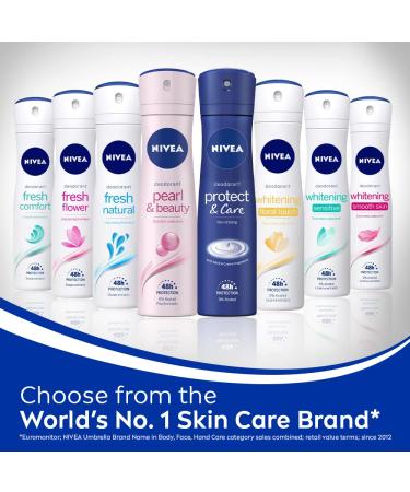 Nivea Fresh Flower Deodorant 150ml - Long-Lasting Freshness | International Shipping Available - Buy Online on SooperMarket.com