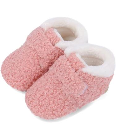 Cheerful Mario Baby Winter Home Slippers - Pure Pink 6-12 Months - Buy Online on SooperMarket.com
