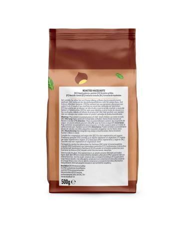 Amazon Brand Happy Belly Roasted & Unsalted Hazelnuts - 500g (Pack of 2) | International Shipping Available - Buy Online on SooperMarket.com