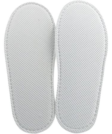 Jomix Unisex Washable Terry Slippers - 2 Pair Set for Guests | Travel Hotel Bathing Shoes in Blue EU Size 42/43 - Buy Online on SooperMarket.com