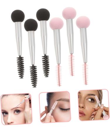BELLIFFY 6pcs Sponge Makeup Brush Travel Makeup Eye Shadow Brush Makeup Sponge Brush Makeup Make up Sponge Brush Makeup Tool Makeup Double Head Brush Eyebrow Sponge Brush Mascara - Buy Online on SooperMarket.com