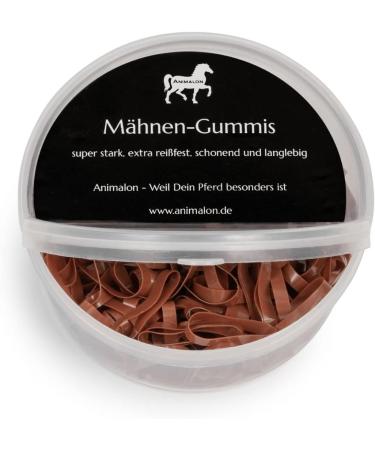Animalon Mane Gum for Horses | Tear-Resistant Silicone Mane Accessories | 300 Pieces | Ideal for Horse Hairstyles and Grooming - Buy Online on SooperMarket.com