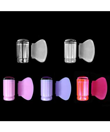 Nail Art Stickers for Women - Red Party Decoration & Manicure Tool Set with Scraper & Silicone Seal - Buy Online on SooperMarket.com
