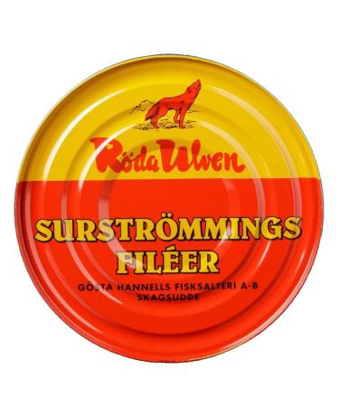 Surstr mming Fisch Filet Dose Stinkefisch Surstroemming Swedish |Gifts for men |Gammelfisch Fermented Fish Sweden Ulven Stinkfisch specialties