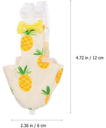 Balacoo 2Pcs Reusable Bird Diaper Set for Parrot, Cockatiel, Macaw - Washable Flight Suit Dress (Random Style) | Pet Nappies Clothes - Buy Online on SooperMarket.com