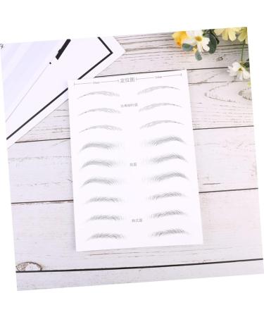 Mikinona 2 Pairs Stickers Realistic Waterproof Imitation Eyebrows Cosmetic Modify The Lazy Woman 1 count (Pack of 1) Black 003 - Buy Online on SooperMarket.com