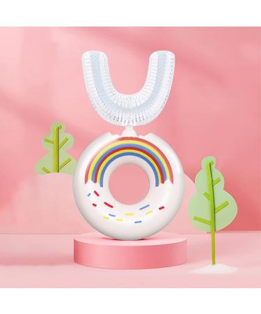 Dental Care Brush Non-Allergic Unisex Cartoon Dinosaur/Donut Design Oral Brush for Bathroom White A - Buy Online on SooperMarket.com