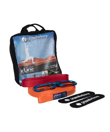 YogaSlackers Slackline for Yoga and Balance training eLine 50 foot with included anchor strap