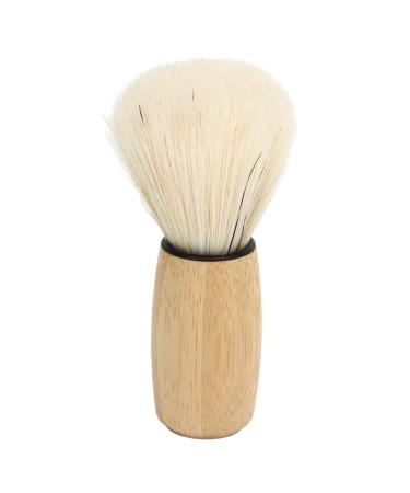 Salon Shaving Brush Safe Grooming Tool with Wooden Handle Portable Beard Shaving Brush for Travel