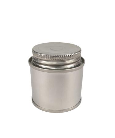 FixtureDisplays 2 OZ Steel Flat Top Can Tight Seal Twist Cap Great for Glue Chemical Liquid Powder 1.3" Diameter 2" Tall 11309NEW-6PK-NPF