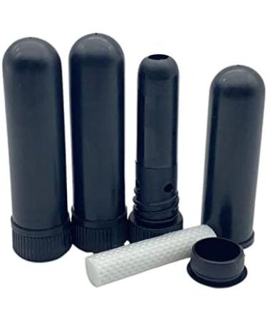 500Pcs Blank Nasal Inhaler Sticks Blank Aroma Nasal Inhalers Compatible with DIY Essential Oil Cotton Wicks Black Pleasant63