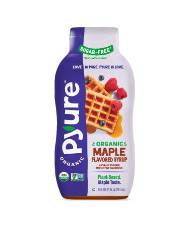Organic Maple Syrup Alternative by Pyure  Sugar-Free Keto Low Carb  14 Fluid Ounce