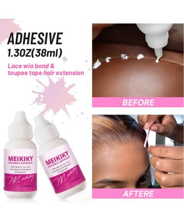Wig Glue for Front Lace Wigs - Waterproof Super Hold, Fast Drying, Perspiration Resistant (1.3oz) - Buy Online on SooperMarket.com