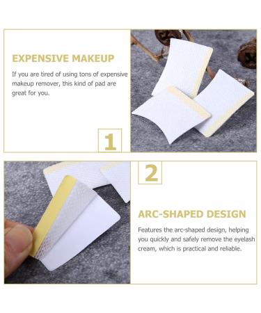 FOMIYES Eyelash Extension Glue Wipes - 160pcs Makeup Remover Cotton Pads for Professional Eyelash Care - Lint-Free Cleaning Tool - Buy Online on SooperMarket.com