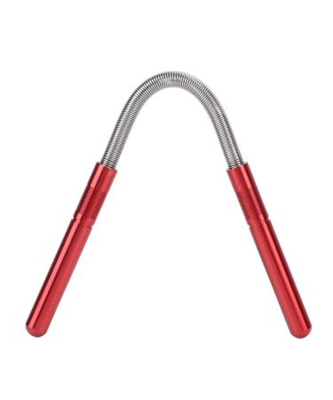 Facial Hair Remover Spring Threader Removal Epilator Face hair removal device Stainless Steel Beauty Spring Threading Tool Eyebrow Face Epilator Effective Epilator Kit for Upper(Red)
