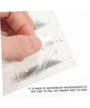 Beavorty 96 pcs eyebrow stickers stickers Artificial Eyebrow 3D Hair-Like Eyebrows Stickers Pretty - Buy Online on SooperMarket.com