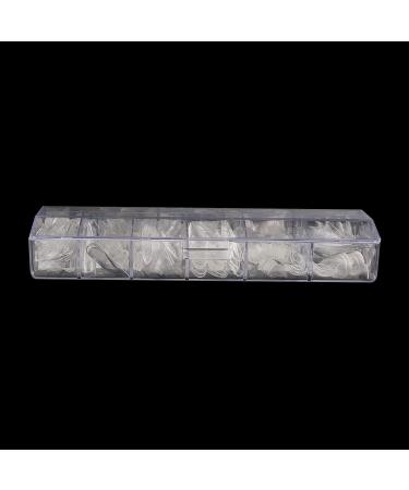 Stiletto Clear Nail Tips 500PCS Full Cover Acrylic Nails with Case for Nails Salon - Buy Online on SooperMarket.com