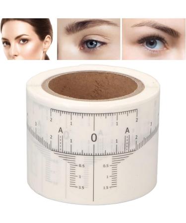 1 Roll Eyebrow Ruler Stencil Sticker Disposable Brow Ruler Transparency Eyebrow Sticker Clear Plastic Eyebrow Measuring Tool for Makeup Tool - Buy Online on SooperMarket.com