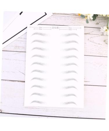 Beavorty 2 Sheets Waterproof Stickers Realistic Eyebrow Transfer Eyebrow Stickers 4d Disposable Tool - Buy Online on SooperMarket.com