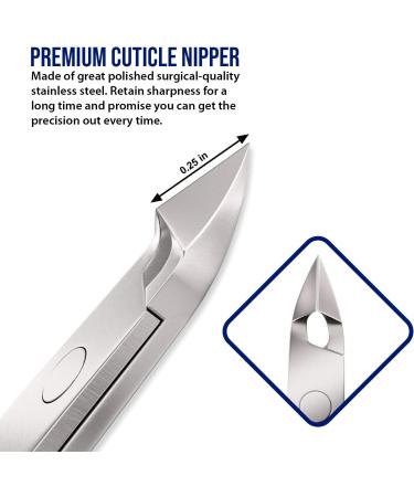 Stainless Steel Professional Cuticle Nippers - Best Pink Cutters and Remover for Manicure and Pedicure - Buy Online on SooperMarket.com