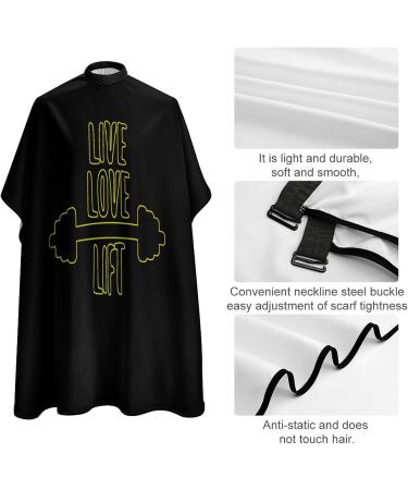 Buy Live Love Lift Barber Cape | Cute Professional Hair Cutting Apron for Kids Ideal for Boys & Girls - Buy Online on SooperMarket.com