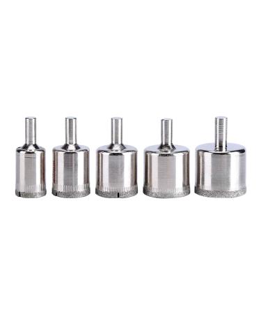 Drill Bits 5Pcs Set Pro Tool for Marble Glass Granite with 60mm Hole Opener - PVC and Marble Saw Sets at Your Service - Buy Online on SooperMarket.com