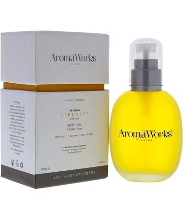 Buy Serenity Body Oil by Aromaworks - Unisex 3.4 oz | International Shipping Available - Buy Online on SooperMarket.com