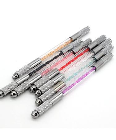 10 Multi-color Double Sided Microblading Handles Individually Packaged - Lot # and Exp. Date Included - Buy Online on SooperMarket.com