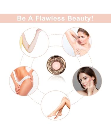 2Pcs Facial Hair Remover Replacement Heads | Generation 1 Single Halo Hair Removal Tools for Women | 18K Gold-Plated Rose Gold Epilators - Buy Online on SooperMarket.com