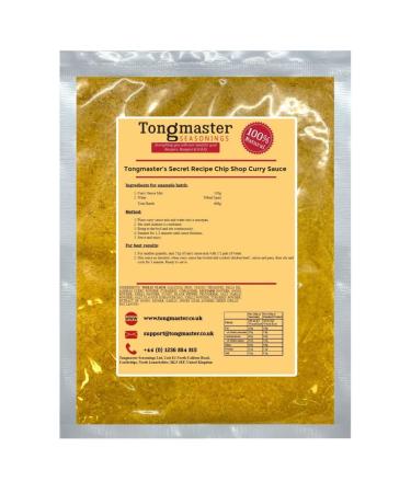 Tongmaster's Chip Shop Curry Sauce Secret Recipe 110g Serves 4 x 2