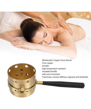 Moxibustion Copper Burner | Thicken Moxa Burner Holder & Box for Waist Neck Knee Pain Relief - Multi-Function Heating Solution - Buy Online on SooperMarket.com