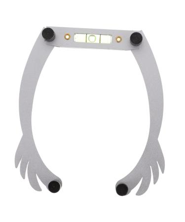 Healeved 4pcs Brow Mapping Tool Eyebrow Measuring Ruler Eyebrow Shaping Kit Foldable Aluminum Alloy