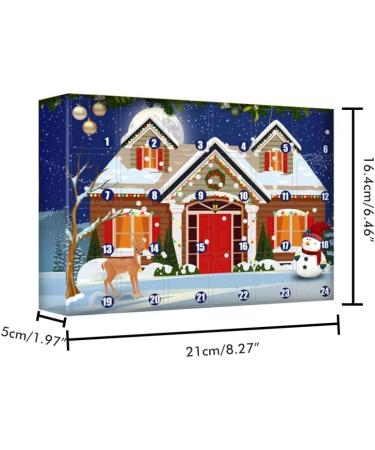 Encomy Christmas Countdown Beauty Set | Advent Calendar with 24 Care Products & Accessories | Perfect Family Gift - Buy Online on SooperMarket.com