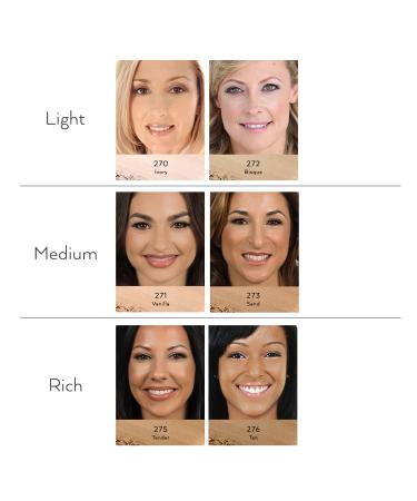 Emani Vegan Cosmetics Mineral Crushed Powder Foundation - Full Coverage HD Finish, Pore Minimizing, Organic & Vegan, Gluten/Cruelty Free, Buildable Coverage Sand (Medium) - Buy Online on SooperMarket.com