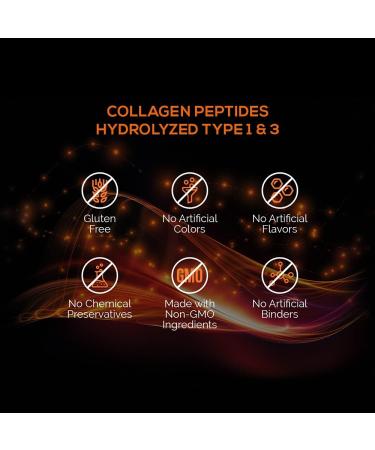 Intelligent Labs Hydrolyzed Type 1 and 3 Collagen Peptides Powder 100% Cruelty-Free and Grass-Fed Bovine Supports Healthy Hair Skin Nails & Joints 11g per Serving 41 Servings a Bottle - Buy Online on SooperMarket.com