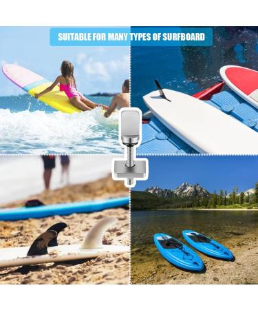 6Pcs Stainless Steel Surfboard Fin Screws - Tool-Free Thumb Screws for SUP, Longboard, Paddleboard - Surfing Accessories - Buy Online on SooperMarket.com