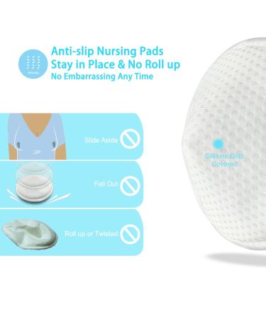 AnAnBaby Non Slip Organic Bamboo Nipple Pads for Breastfeeding 10 Pack  Washable Breast Pads with Washing Bag and Carrying Bag 4 Layers Reusable Nursing Pads 4.74" - Buy Online on SooperMarket.com