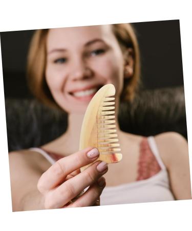 Beavorty Yang Jiao Gua Sha Hair Styling Comb - Meridian Kamm Haarmassager for Exquisite Scalp & Hair Therapy - Buy Online on SooperMarket.com