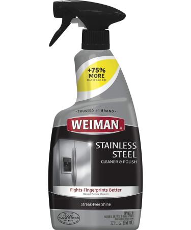 Weiman Stainless Steel Cleaner and Polish - Wood - 22 Fl Oz.