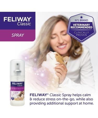 Feliway Classic 20 ml Spray with Classic 30 Day Starter Kit - Diffuser and Refill 48 ml - Buy Online on SooperMarket.com