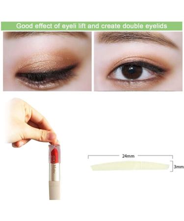 Double Eyelid Tape Stickers Eyelid Correcting Strips Instant Eyelid Lift Strips for Hooded Droopy Uneven Mono-eyelids Sticky on Both Sides - Buy Online on SooperMarket.com