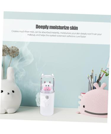 FOYTOKI Moisturizer Hydrating Humidifier Face Cartoon Humidifier Skin Steamer White Plastic Material - Buy Online on SooperMarket.com